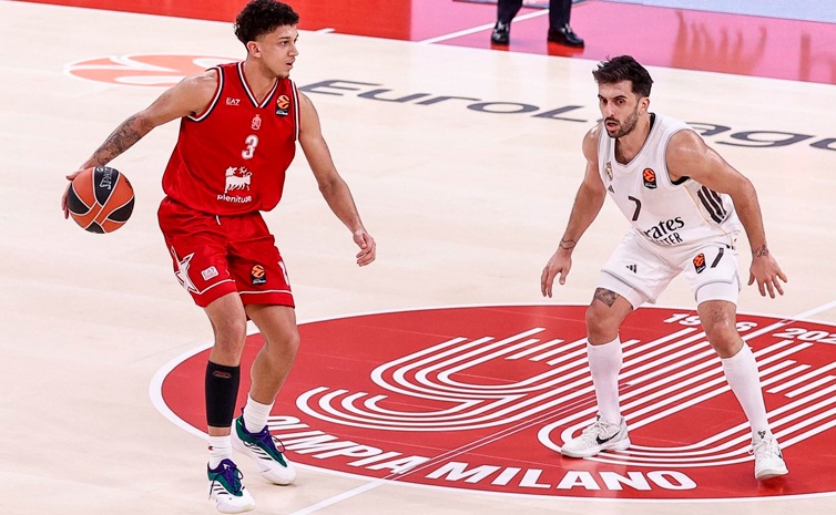 Real Madrid cae ante Milano a pesar de la destacada actuación de Facundo Campazzo